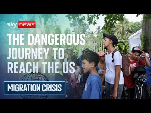Thousands of migrants attempt to make dangerous journey from Mexico to US
