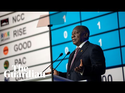 South Africa leader hails ‘free and fair’ election after ANC loses majority