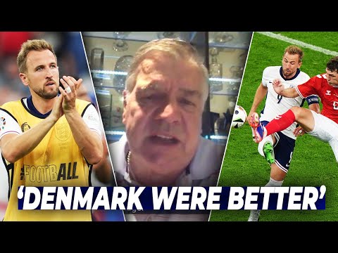 England ‘STRUGGLED to get extremely lucky’ to draw | Sam Allardyce FUMES: ‘Denmark were BETTER side’
