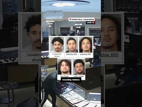 Dramatic video captures smash-and-grab jewelry robbery