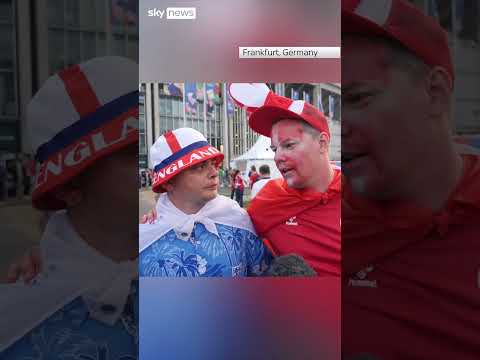 England and Denmark fans agree