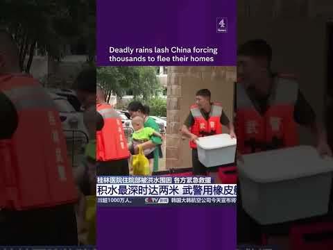 Deadly rains lash China forcing thousands to flee their homes