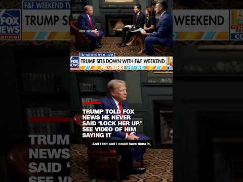 Trump told Fox News he never said ‘lock her up.’ See video of him saying it