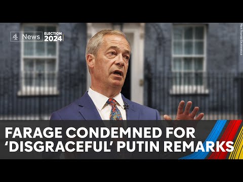 Sunak and Starmer condemn Farage’s ‘disgraceful’ comments on Ukraine war