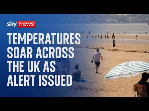 Watch UK weather live: Four-day heat health alert comes into force as temperatures soar