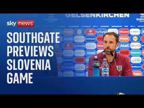 Gareth Southgate news conference ahead of England v Slovenia at Euro 2024