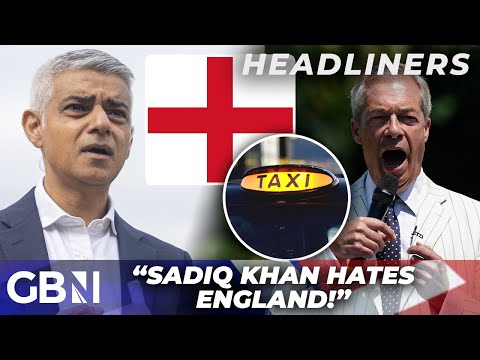 Nigel Farage HITS BACK at Sadiq Khan over banning of St George’s flags – “He hates England!”