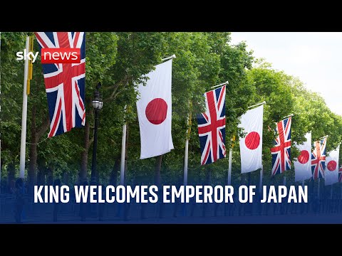 Watch live: The King, Queen and Prince of Wales welcome the Emperor and Empress of Japan to Britain