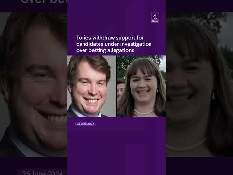 Conservatives withdraw support for candidates under investigation over betting allegations