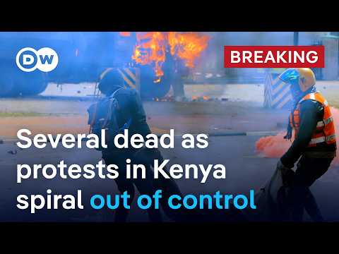 Kenya: Several people reported shot dead as thousands storm parliament building | DW News