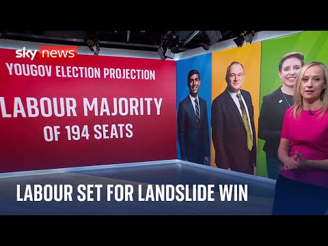 General Election: Labour set for historic landslide win – YouGov poll