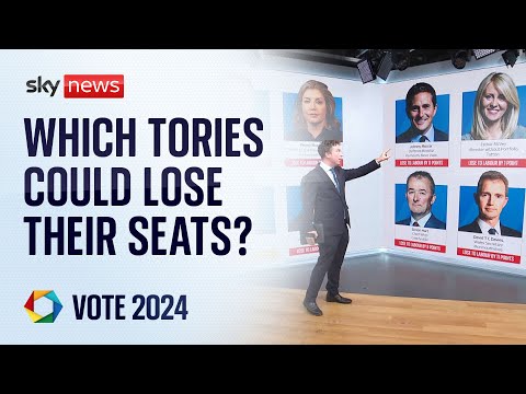 Which Conservative MPs would lose their seats under YouGov poll? | Election 2024