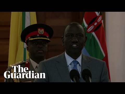 Kenyan president says protests were ‘hijacked by dangerous people’