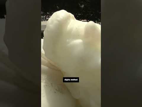 It’s so hot in DC, Lincoln’s wax head melted off