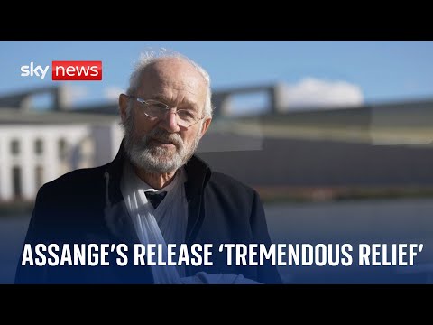 Julian Assange’s father says his son’s release is a ‘tremendous relief’