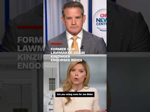 Former GOP lawmaker Adam Kinzinger endorses Biden