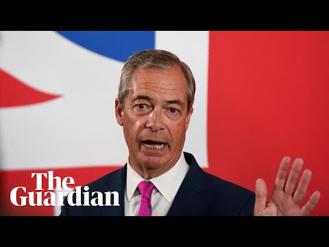 Nigel Farage makes general election announcement – watch live