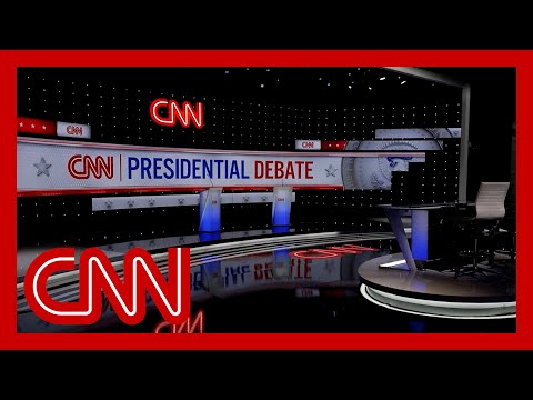 See what the CNN presidential debate stage looks like