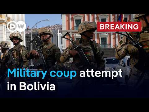Military coup attempt in Bolivia – President Arce warns of ‘irregular’ military action | DW News