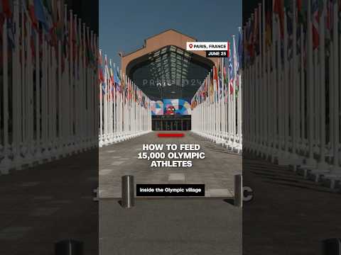 How to feed 15,000 Olympic athletes