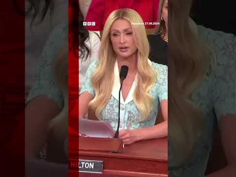 Paris Hilton shared her experience of the so-called troubled teen industry. #ParisHilton #BBCNews