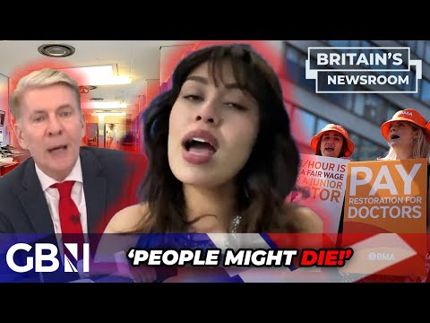 ‘People may DIE – are you PROUD of that?’ Andrew Pierce SCOLDS Doctor over ‘malicious’ NHS strikes