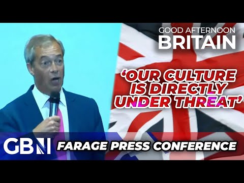 ‘Our culture is directly under THREAT’ Nigel Farage SLAMS mass immigration to ROARING crowd