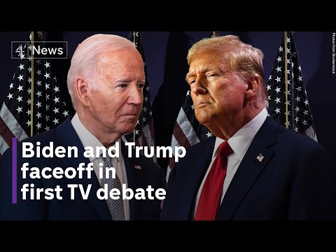 Donald Trump and Joe Biden prepare for first head-to-head televised debate