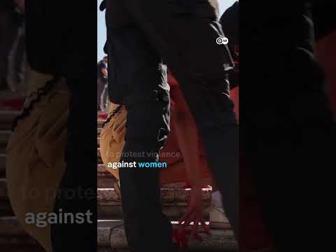 Activists pour red paint down Rome’s famed Spanish Steps | DW Shorts