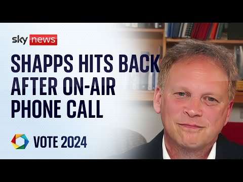 Grant Shapps ‘pleased’ to do planned interview after ending call live on air