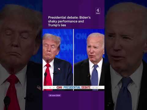Presidential debate:  Biden’s shaky performance and Trump’s lies