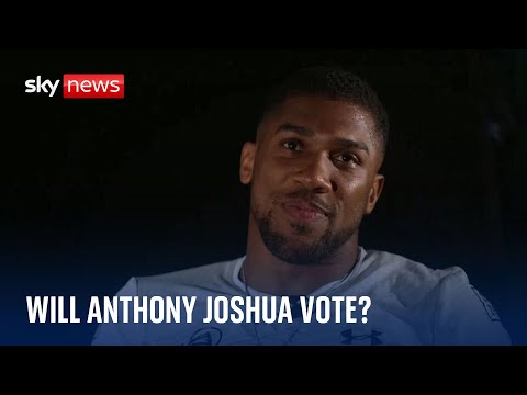 Boxer Anthony Joshua talks Sir Andy Murray, the general election and his upcoming fight