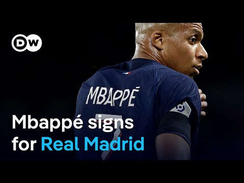 Kylian Mbappé signs five-season deal with Real Madrid | DW News