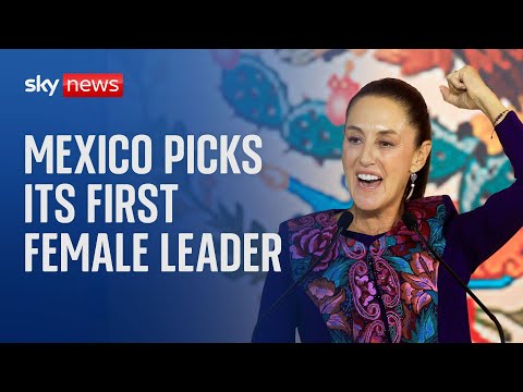 ‘New beginning’ for Mexico with first female president-elect Claudia Sheinbaum