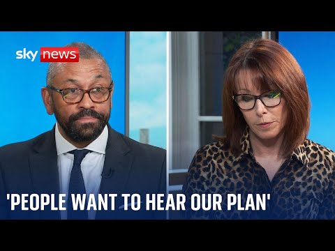 People ‘completely unconvinced by Labour’ – Home Secretary James Cleverly | Vote 2024