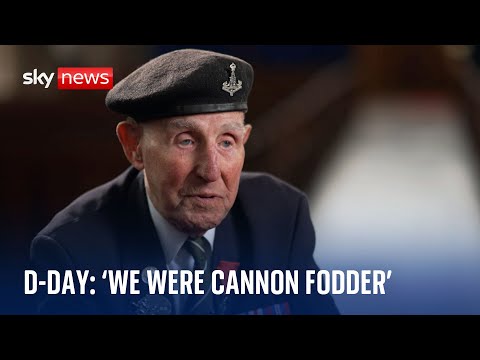 D-Day: Veteran describes searching for dead friends after being used as ‘cannon fodder’
