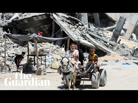 ‘Nothing left’: Khan Younis residents return to complete destruction
