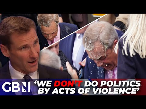 ‘DERANGED lefty’s’ milkshake attack on Nigel Farage ‘has to be taken seriously’ – Chris Philp