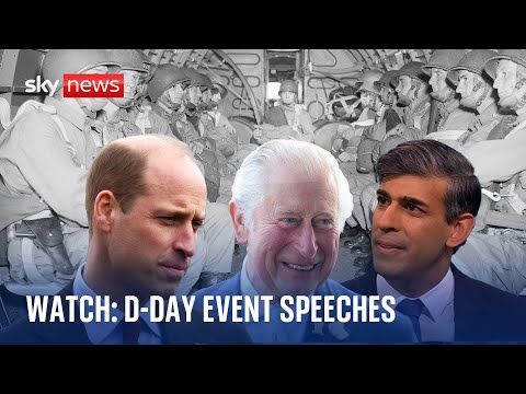 Watch live: The King delivers speech on D-Day remembrance event in Portsmouth