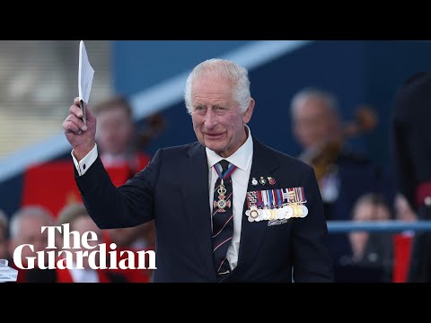 King Charles pays tribute to D-day veterans for ‘replacing tyranny with freedom’