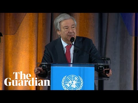 Fossil fuel firms are ‘godfathers of climate chaos’, says UN chief