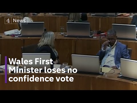 Wales First Minister Vaughan Gething in tears as he loses confidence vote