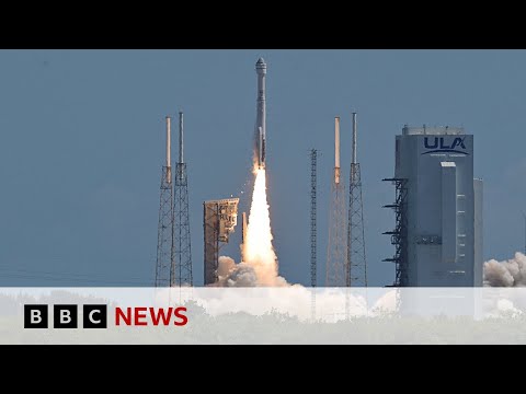 Boeing Starliner launches first crewed mission | BBC News