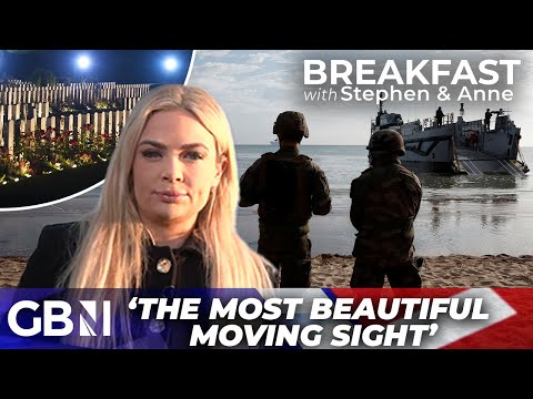 ‘Remarkable’ D-Day landings honoured on 80 year anniversary with ‘beautiful, moving’ tribute