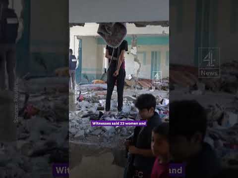 Israel strikes UN school in Gaza killing 40