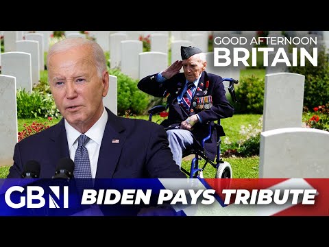 Biden pays tribute to ‘the GREATEST most complicated operation ever’ 80 years since D-Day