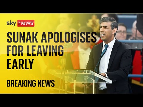 BREAKING: Prime Minister apologies for leaving D-Day commemorations early