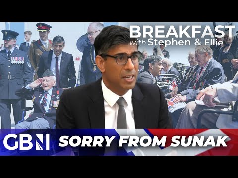 ‘SORRY’ from Sunak: PM admits to ‘MISTAKE’ allowing politics to ‘overshadow’ D-Day commemorations