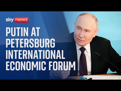 Watch live: Vladimir Putin speaks at Petersburg International Economic Forum