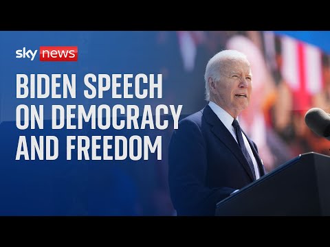 Watch live: Joe Biden gives speech on democracy and freedom in France